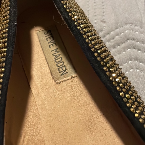 Steve Madden Bow Rhinestone Flats - Picture 2 of 5